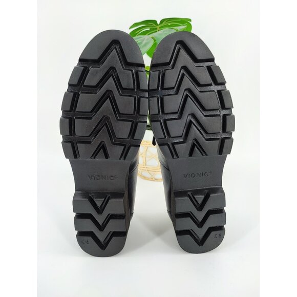 Vionic Women's Kensley Black Leather Loafers Size 8 US - Picture 7 of 8